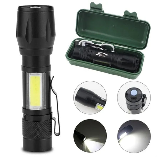 High Lumen LED Handheld Light Portable Tactical Flashlight