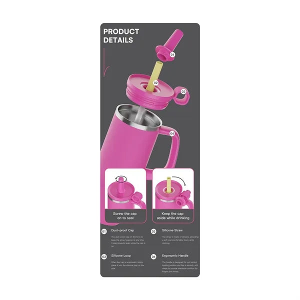 304 stainless steel car with silicone sippy cup