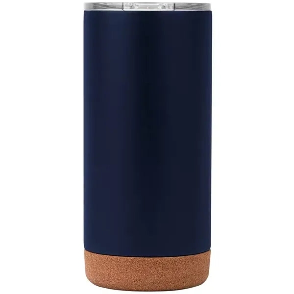 16oz Insulated Travel Tumbler with Cork Bottom