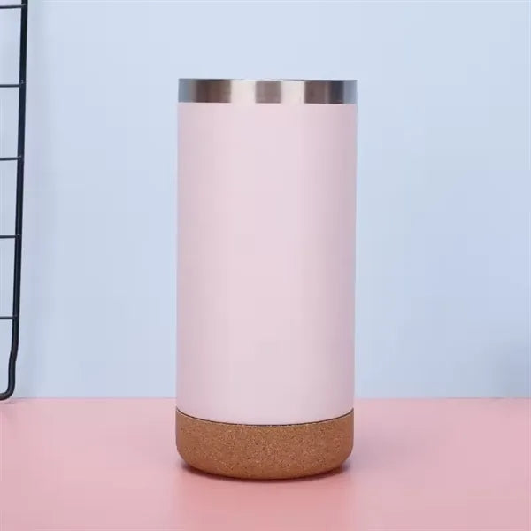 16oz Insulated Travel Tumbler with Cork Bottom