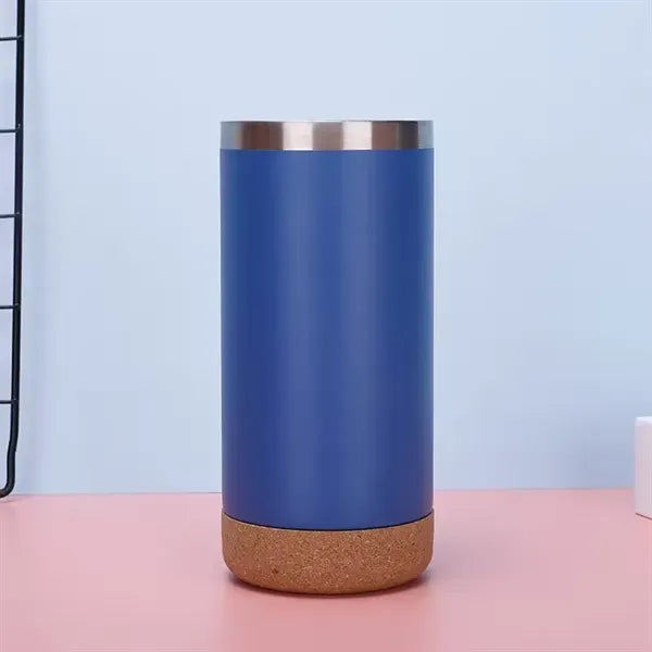 16oz Insulated Travel Tumbler with Cork Bottom