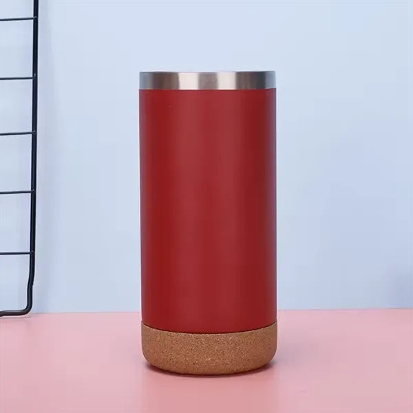16oz Insulated Travel Tumbler with Cork Bottom