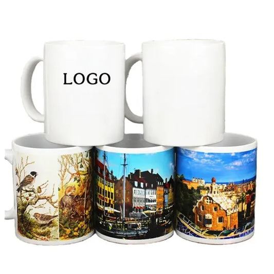11oz White Ceramic Mug Full Color