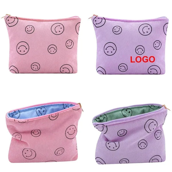 Cute Smiley Face Makeup Bag