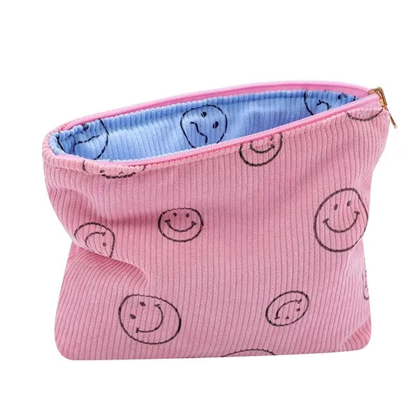 Cute Smiley Face Makeup Bag