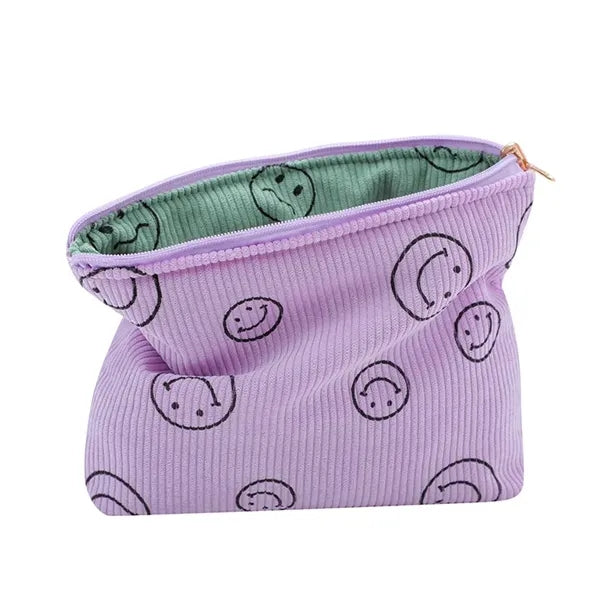 Cute Smiley Face Makeup Bag