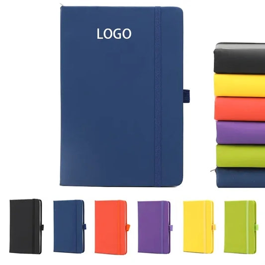 A5 Lined Journal Notebooks with Pen Holder