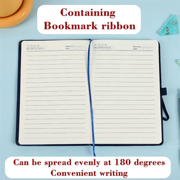 A5 Lined Journal Notebooks with Pen Holder