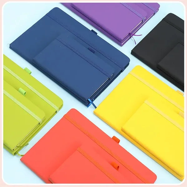 A5 Lined Journal Notebooks with Pen Holder