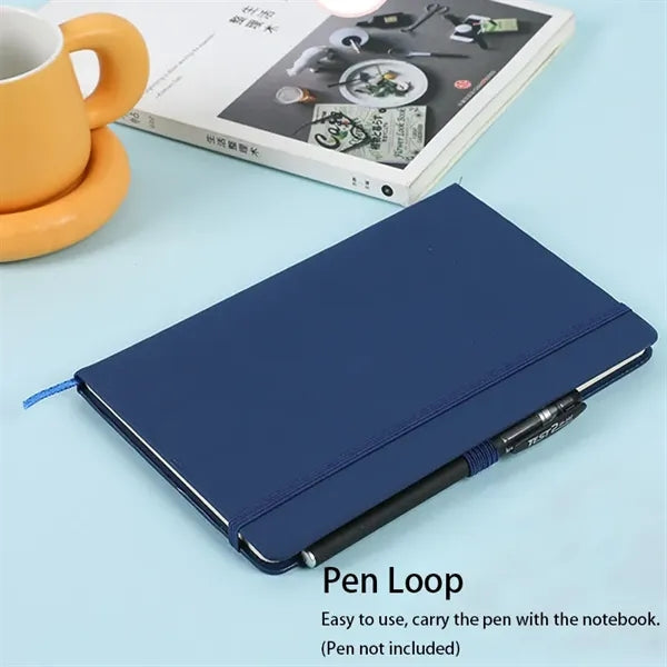 A5 Lined Journal Notebooks with Pen Holder