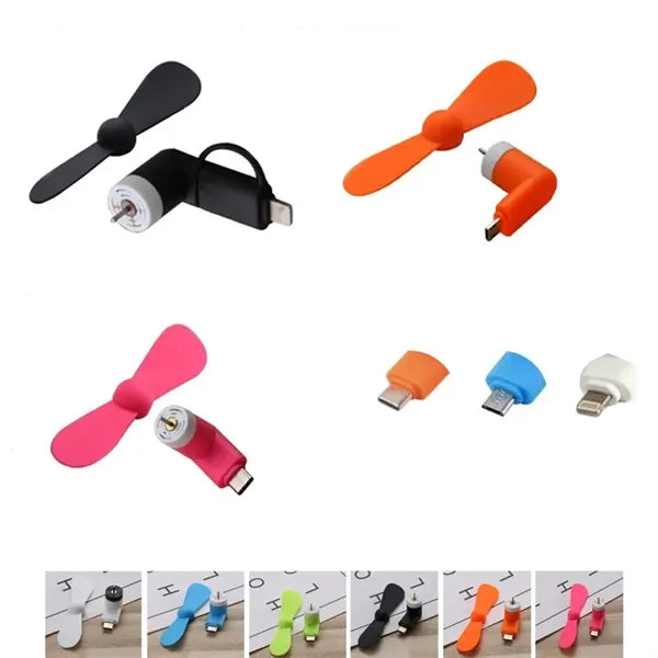 Mini Portable USB Direct insertion Personal Cell Phone Fan