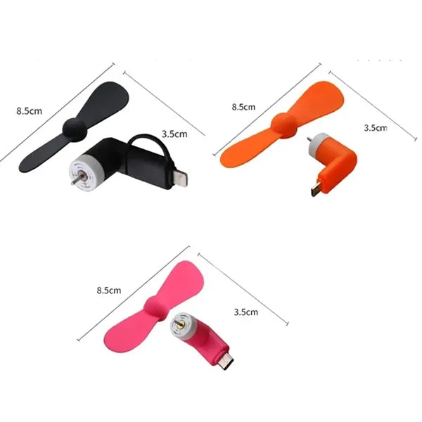 Mini Portable USB Direct insertion Personal Cell Phone Fan