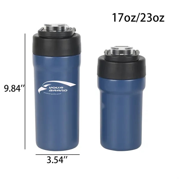23oz.Sports Gym Customized Water Bottle with Straw Handle