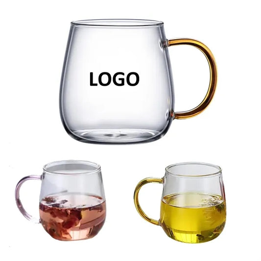 17 OZ Custom Glass Coffee Mug