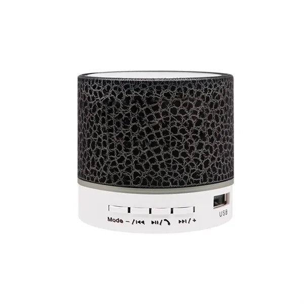 Cylinder Bluetooth Speaker With LED Light