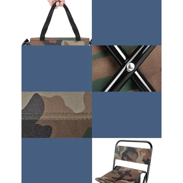 Versatile Outdoor Folding Camping Fishing Seat BBQ Stool