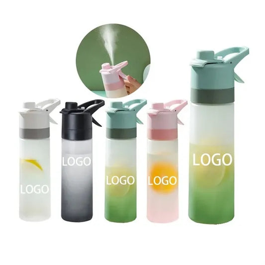 2-in-1 Sip & Misting Spray Water Bottle 20 oz
