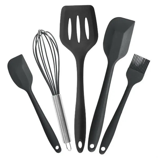 5 Pcs Kitchen Silicone Utensils Set