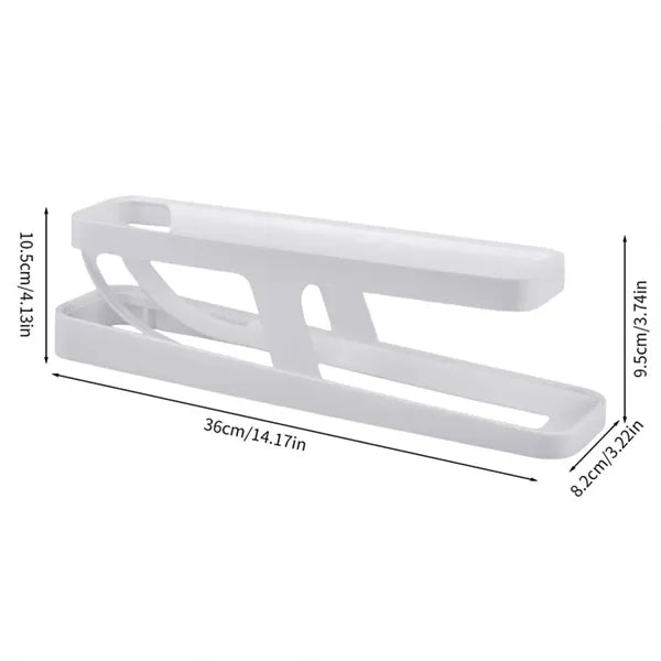 Space-Saving Rolling Egg Dispenser and Organizer