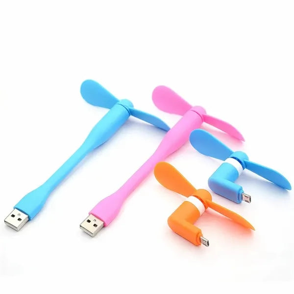USB Mini Mobile Phone Type-C Silent Fan