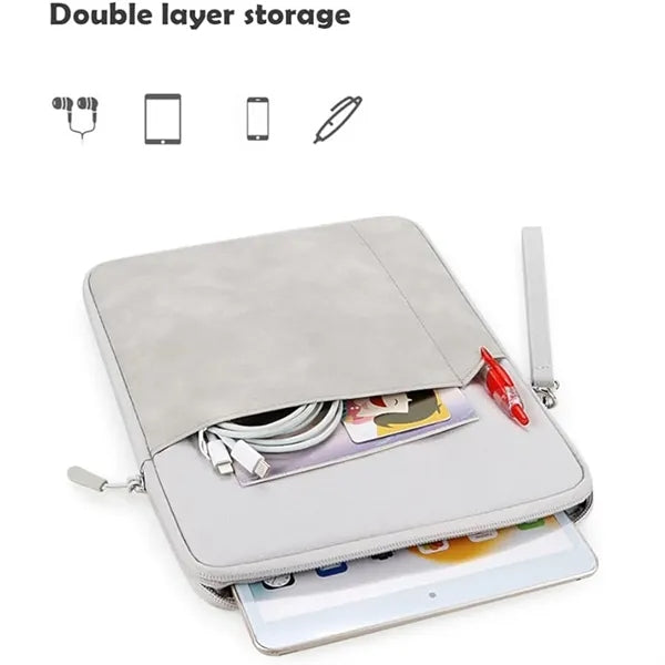 Simple Computer iPad tablet Bag PU Leather Multi-Siz