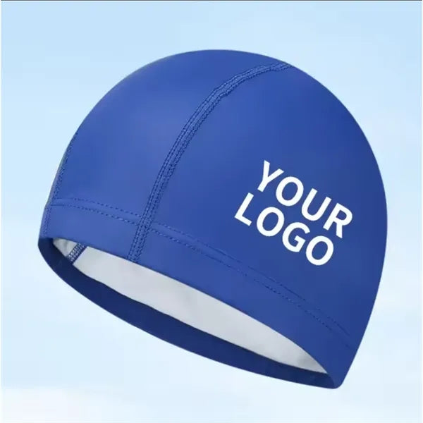 Logo PU Coating Swimming Cap