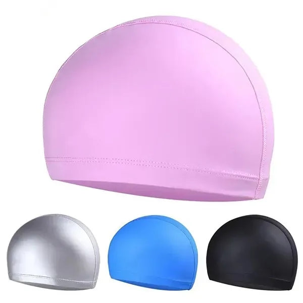Logo PU Coating Swimming Cap