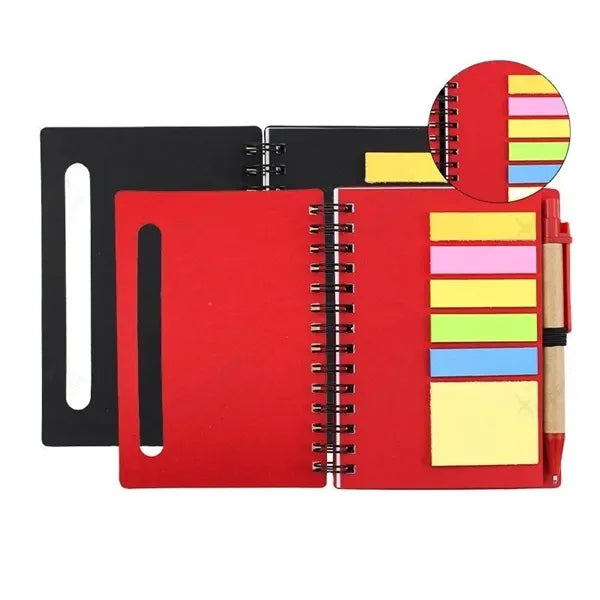 Logo Notepad with Pen & Sticky Notes