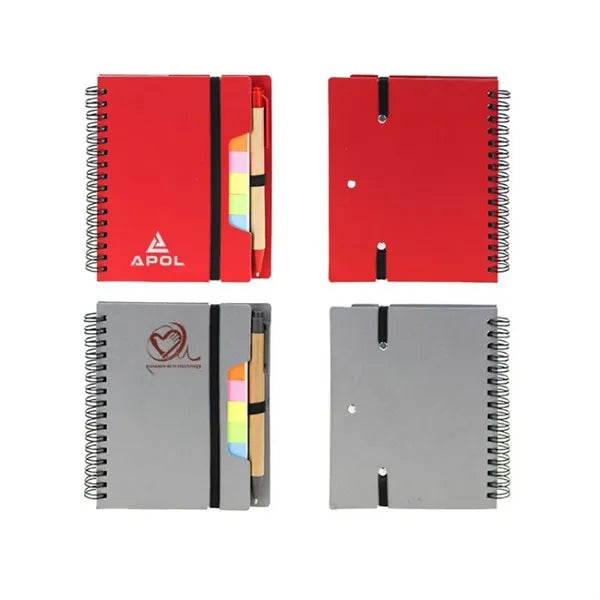 Logo Notepad with Pen & Sticky Notes