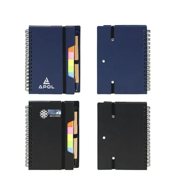 Logo Notepad with Pen & Sticky Notes