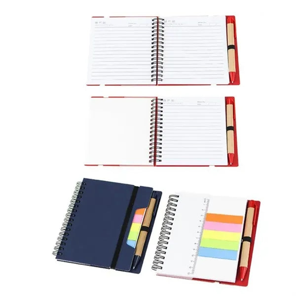 Logo Notepad with Pen & Sticky Notes