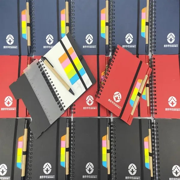 Logo Notepad with Pen & Sticky Notes
