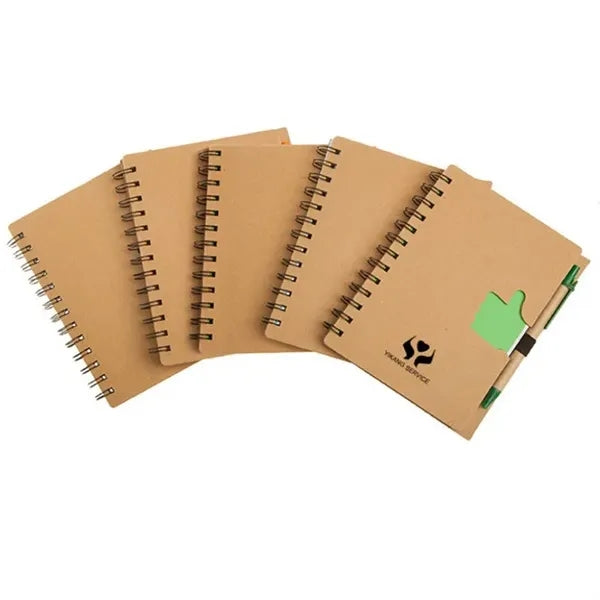 Kraft Paper Notepad With Pen