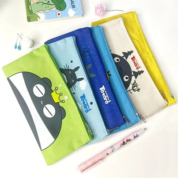 Zippered Canvas Stationery Pouch