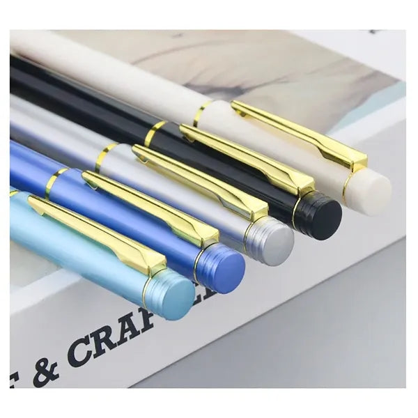 Gel Pens With Gold Trim