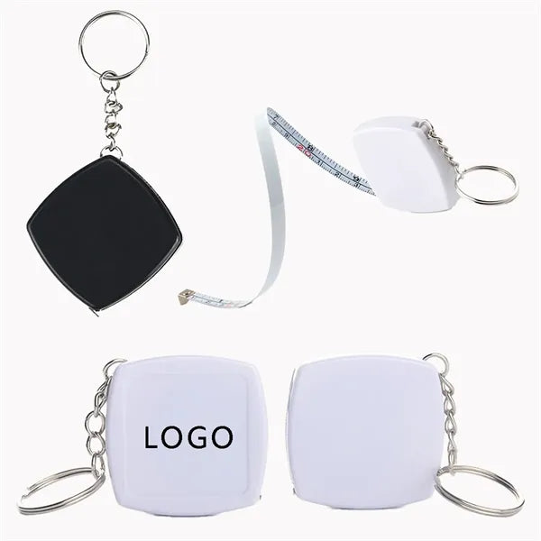Mini Square78'' Small Steel Ruler With Keychain