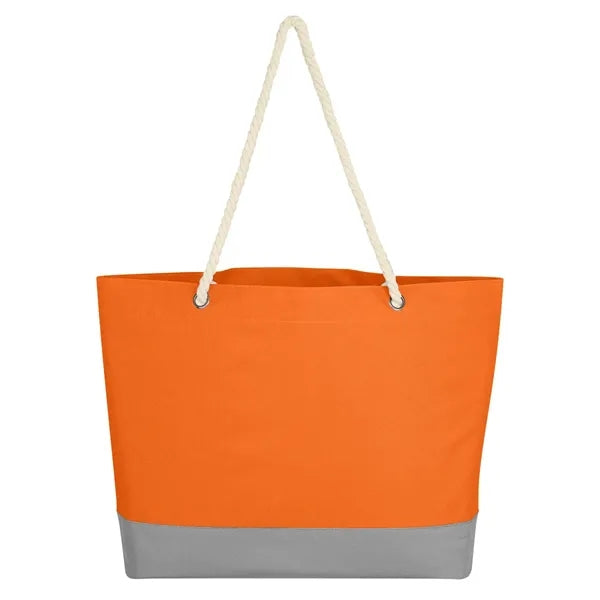 Polyester Tote Bag With Rope Handles