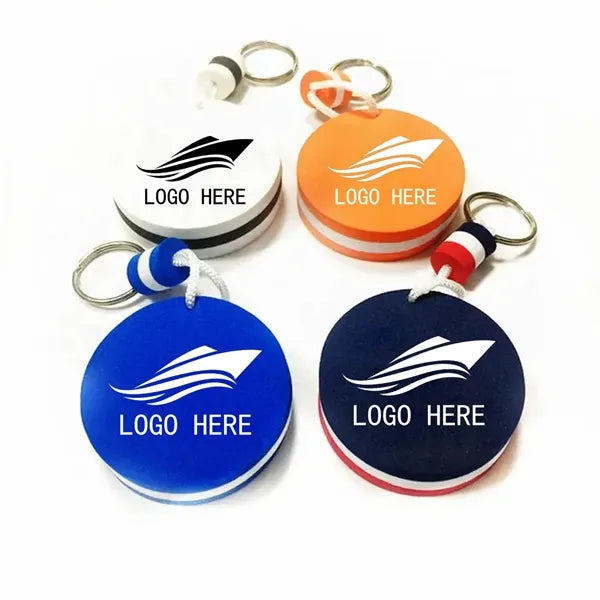 Eva Round Foam Floating Keychain