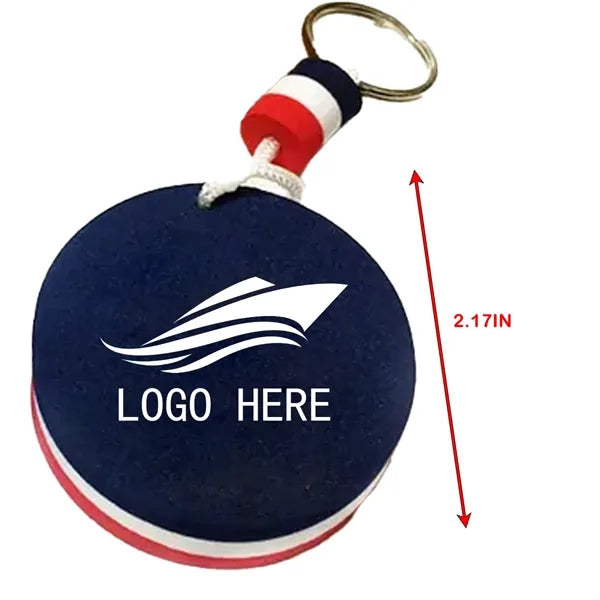 Eva Round Foam Floating Keychain