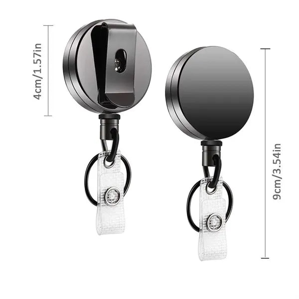 Metal Retractable Badge Holder Reel