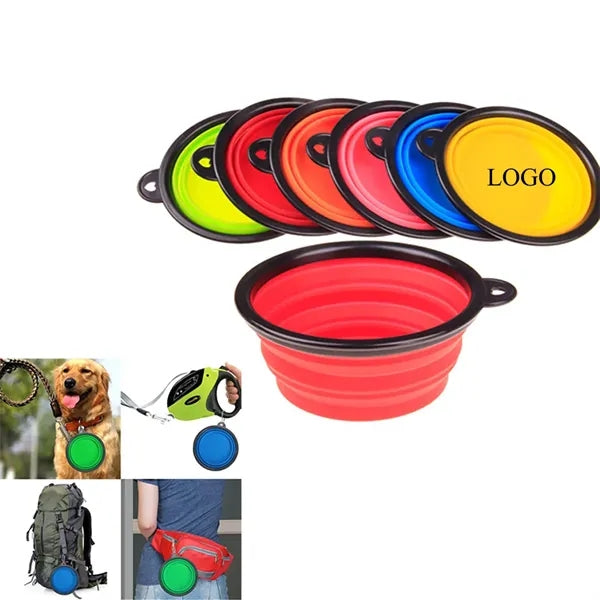 Collapsible Silicone Dog Bowl