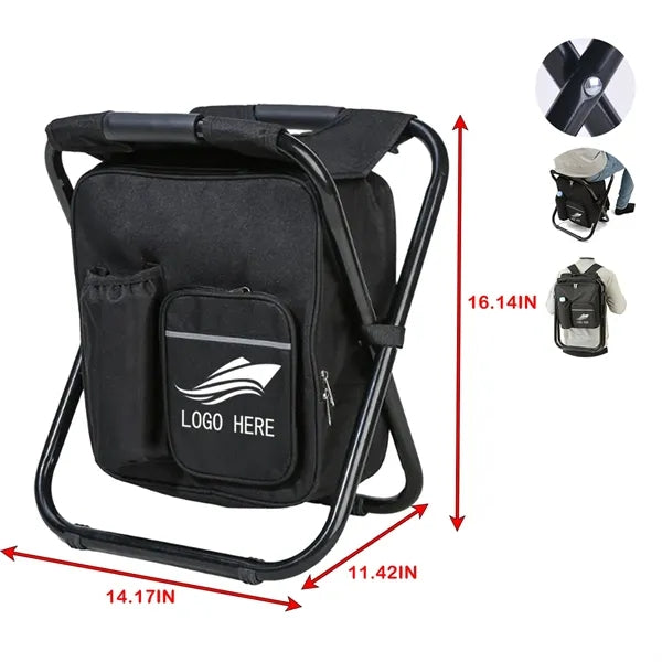 Multifunctional Outdoor Portable Folding Backpack Stool