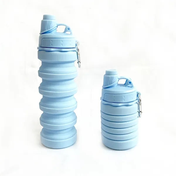 17 oz Collapseable Water Bottle with Carabiner