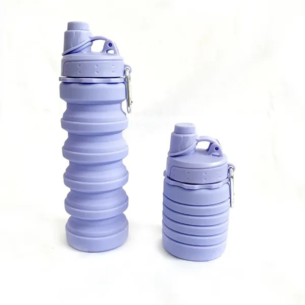 17 oz Collapseable Water Bottle with Carabiner