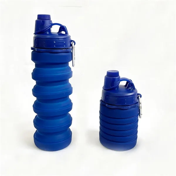 17 oz Collapseable Water Bottle with Carabiner
