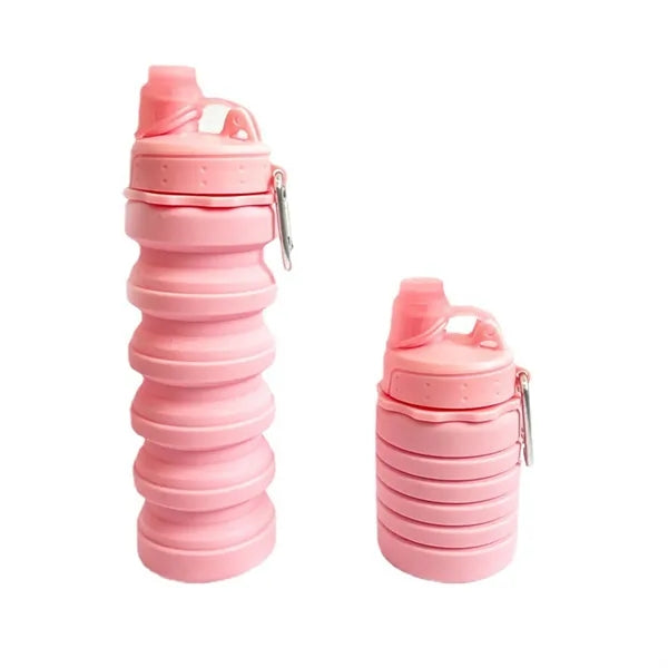 17 oz Collapseable Water Bottle with Carabiner