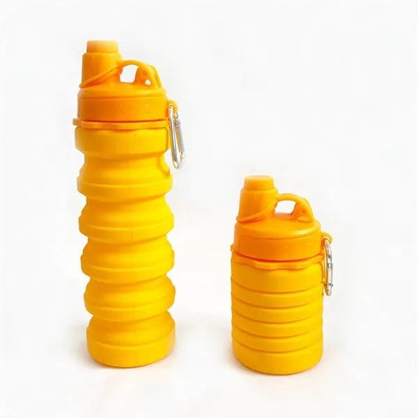 17 oz Collapseable Water Bottle with Carabiner