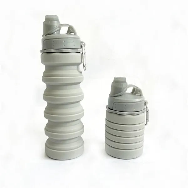 17 oz Collapseable Water Bottle with Carabiner