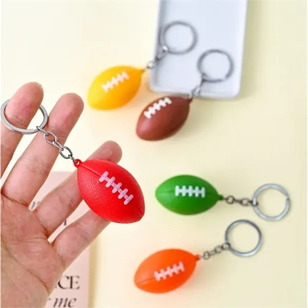 Football Stress Relief Keychain