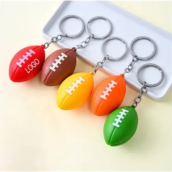 Football Stress Relief Keychain